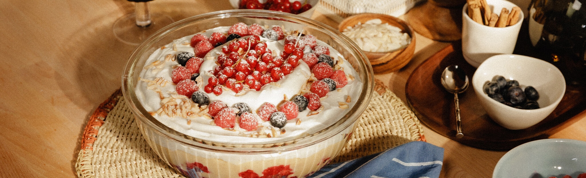 Trifle de Frutos Vermelhos