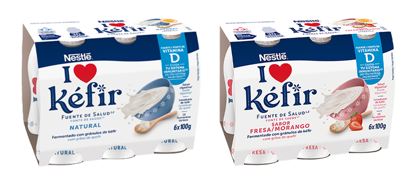 Nestlé Kéfir sabores y natural
