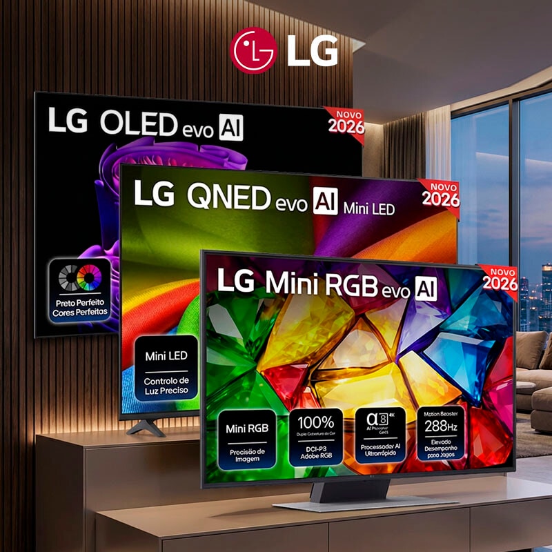 Compre uma TV LG, modelos elegíveis e obtenha até 15% de desconto com os códigos promocionais