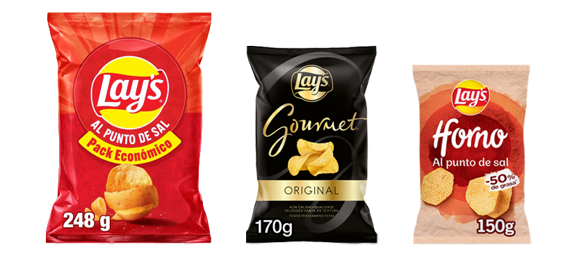 Lay´s Patatas Gourmet, Horno y Al punto de sal
