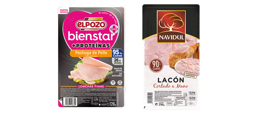 ElPozo y Navidul Loncheados cocidos