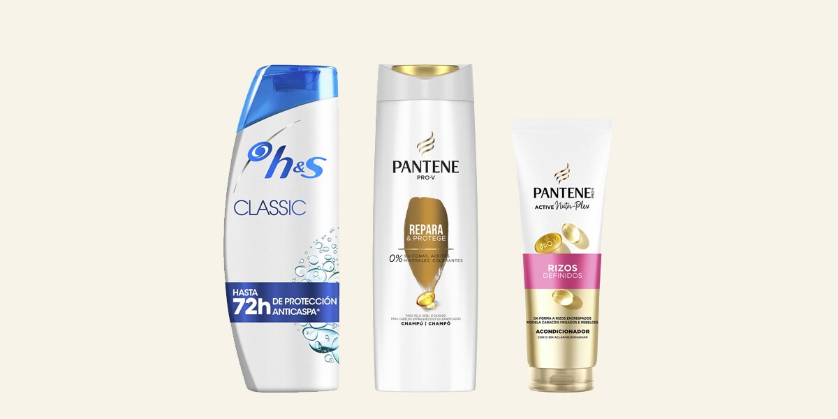 Champú y mascarillas de pelo Pantene y H&S