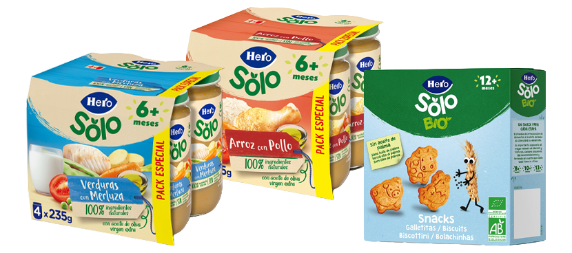 Hero Baby Tarritos y snacks infantiles