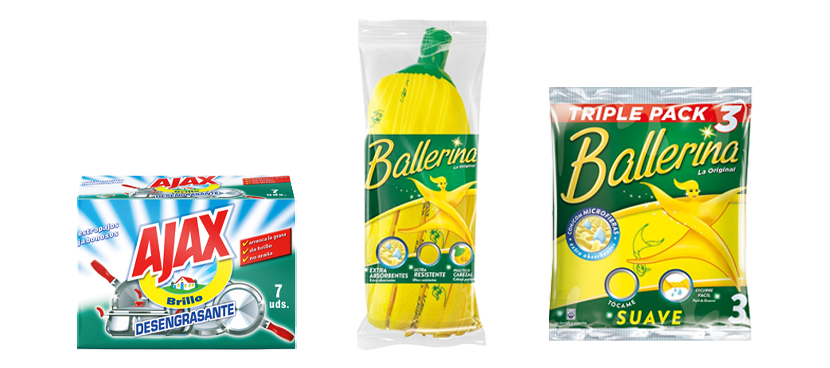 Nanas y Ballerinas Bayetas, fregonas, estropajos y más