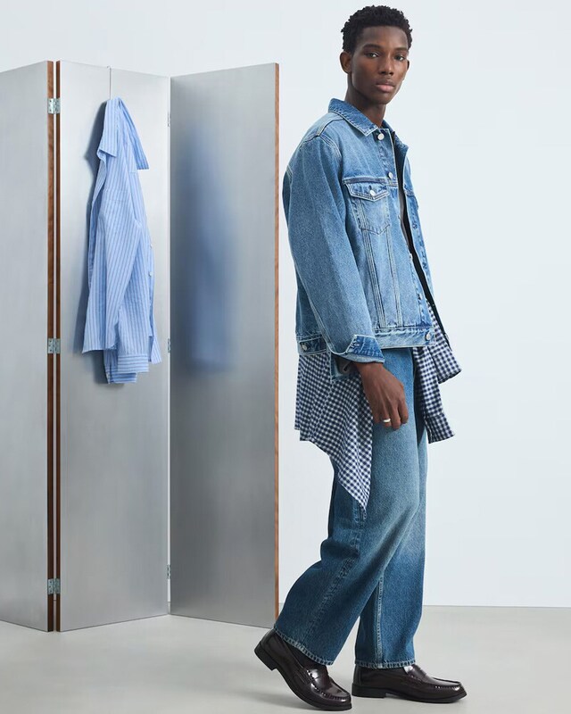 Total look denim homem