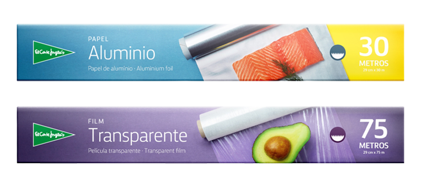 El Corte Inglés Papel de aluminio y film transparente