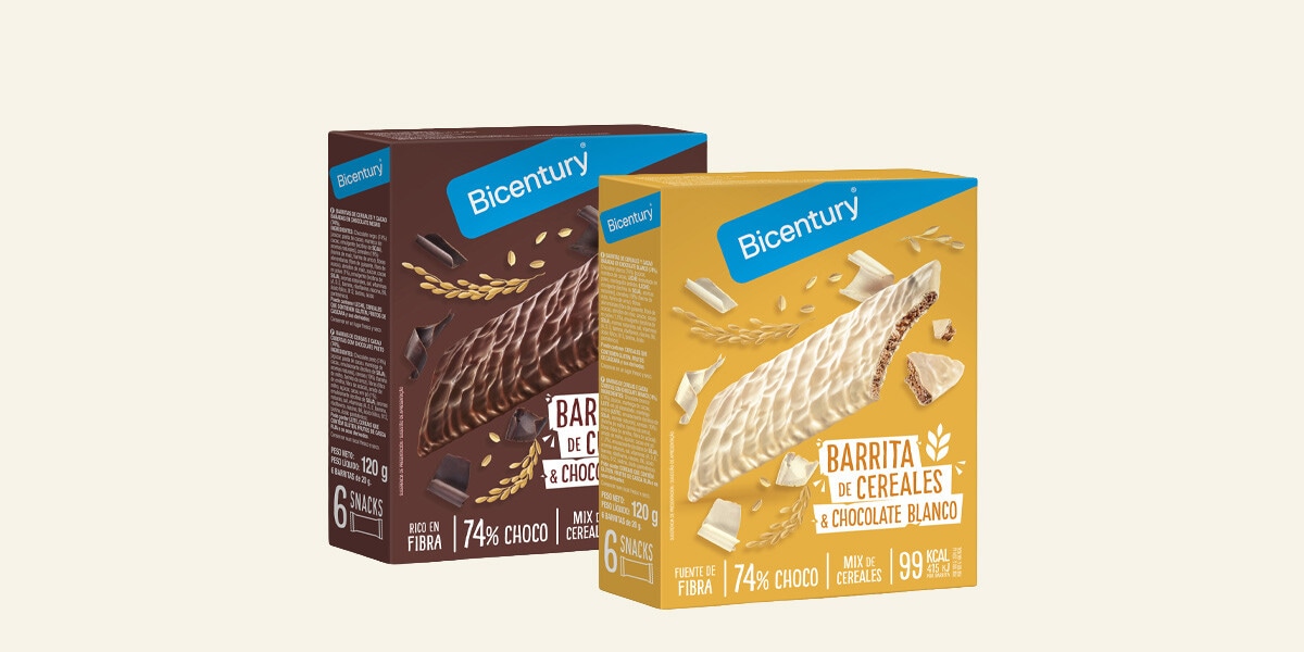 Barritas de cereales y proteínas Bicentury