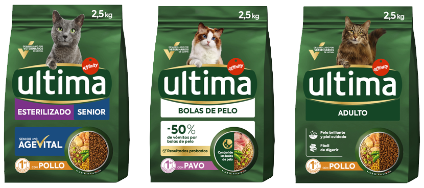 Ultima Pienso seco gato, saco 2,5 kg