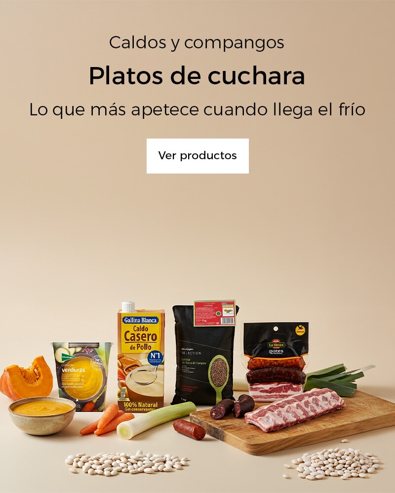 Caldos, compangos y platos de cuchara