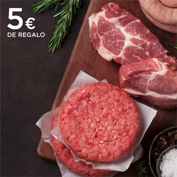 Supermercado 5€ de regalo por compras superiores a 25€ en carnicería