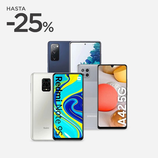 Móviles hasta -25%