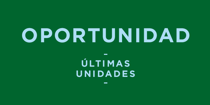 Oportunidad - Últimas unidades -