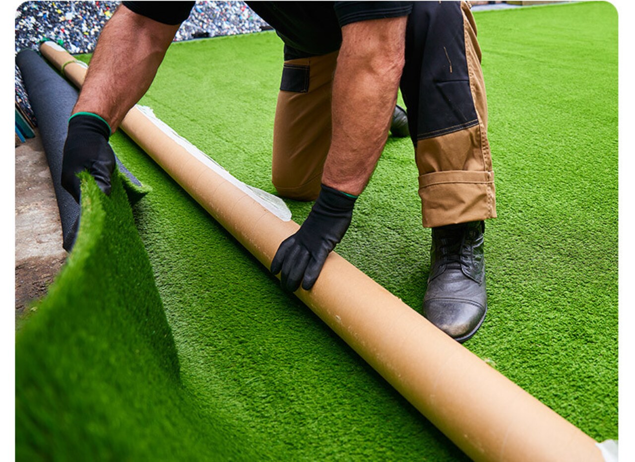 guía césped artificial