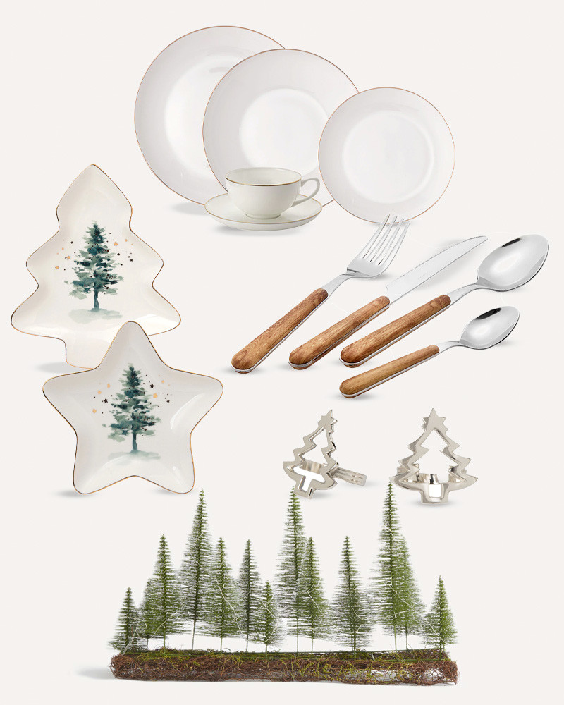 Natal Branco - mesa produtos