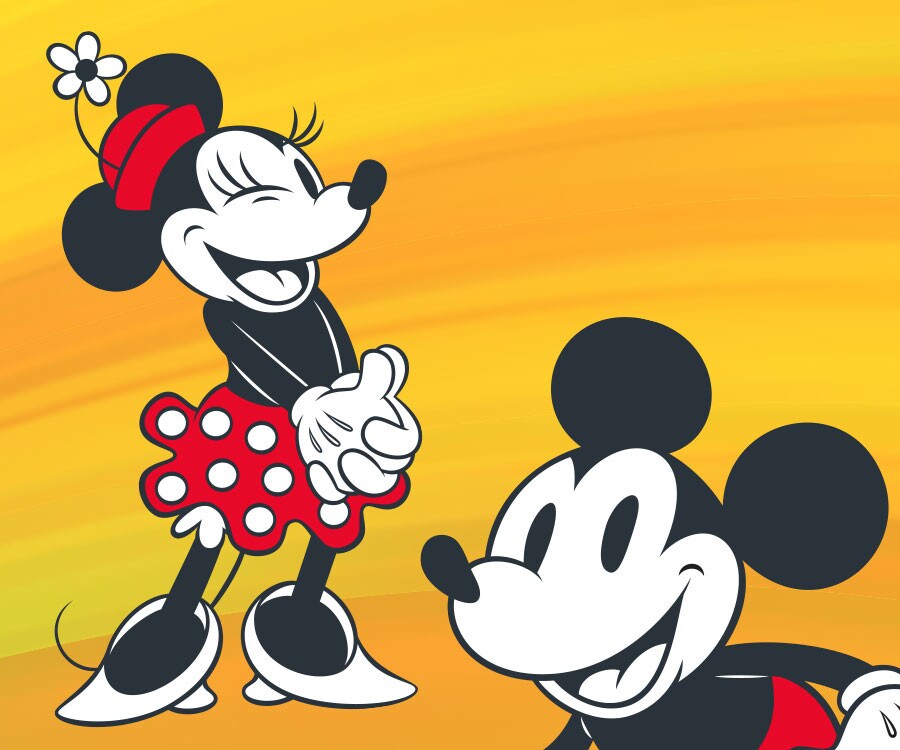 Mickey and friends