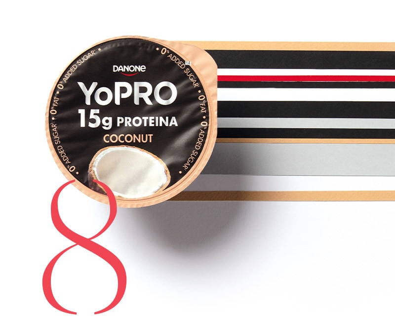 Danone Yopro - Iogurte de Coco Proteína sem Açúcar Adicionado 160 g