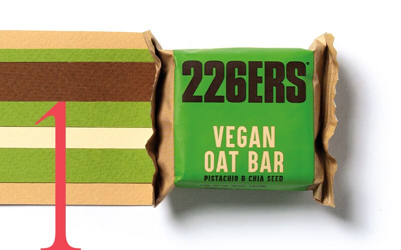 226ERS - Barra de Aveia, Pistacho e Sementes de Chia Vegan