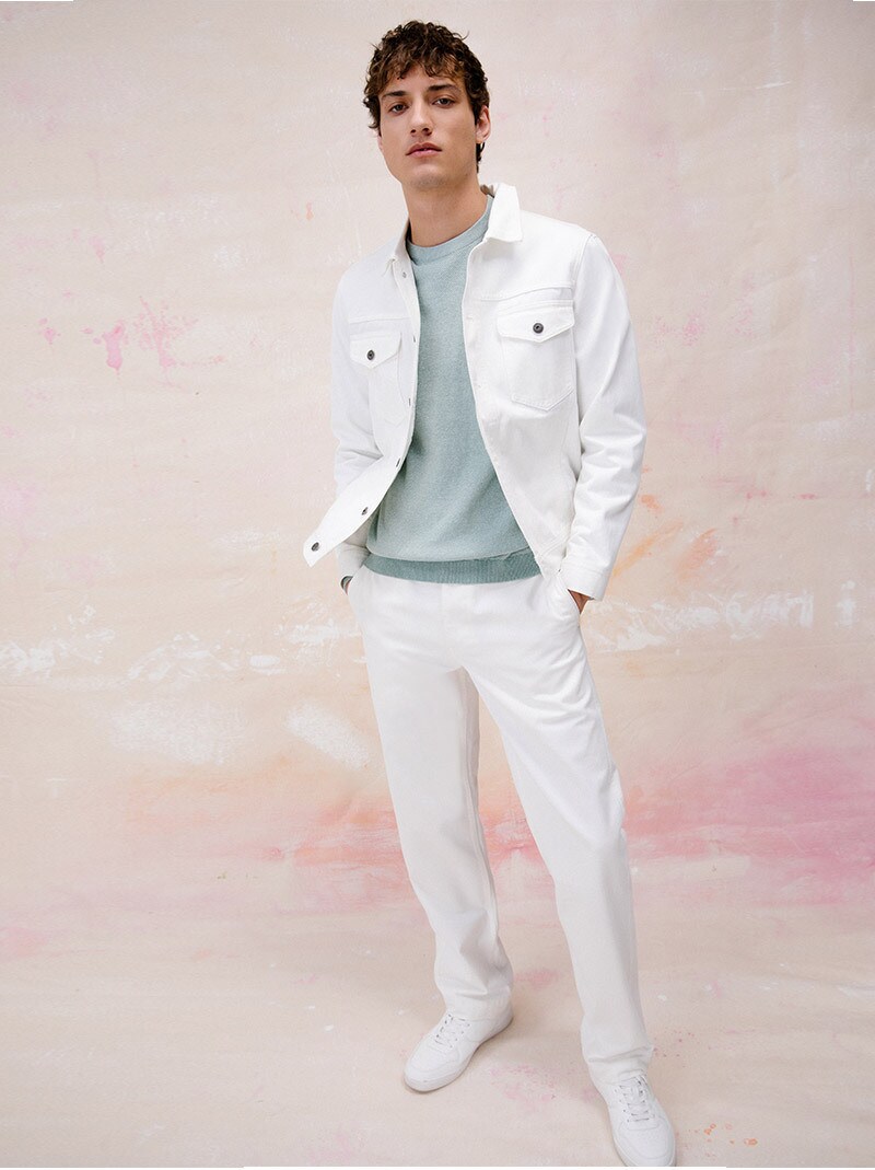 Moda Homem - Roupa Na Cor Branco