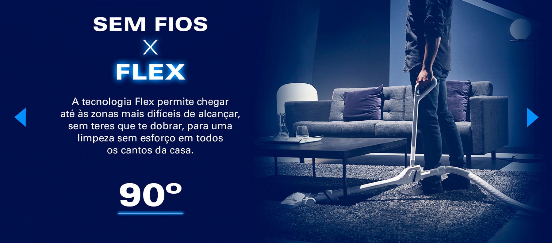 Sem fios e flex