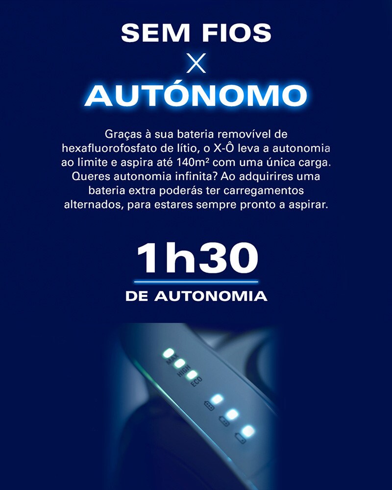 Sem fios e autónomo