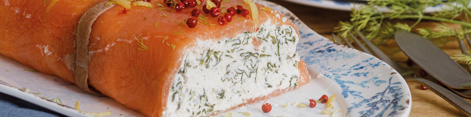 Terrine de Salmão e Espinafres