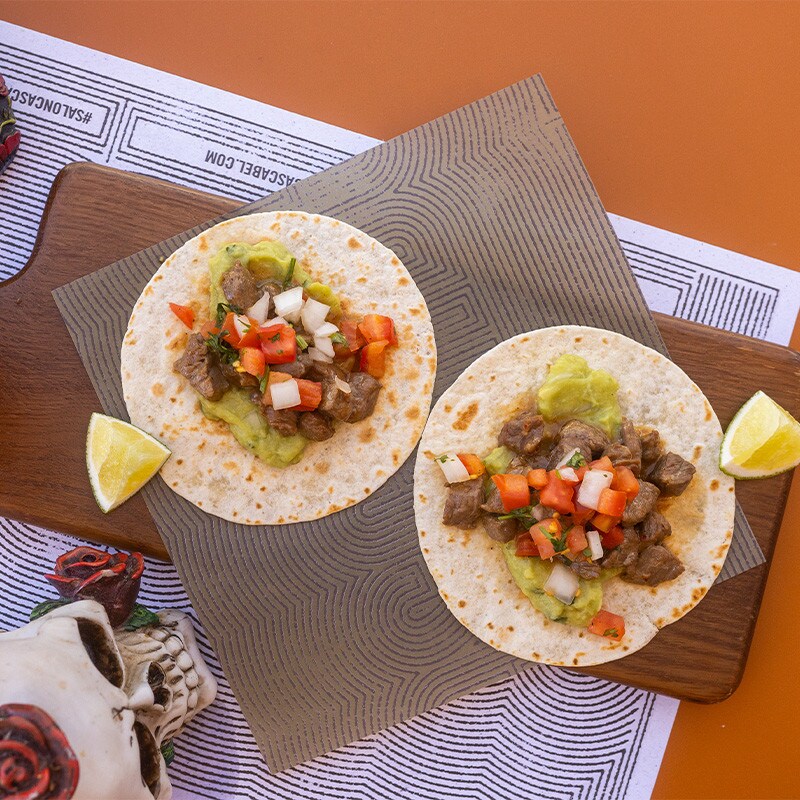 Taco de Monterrey de Carne Assada