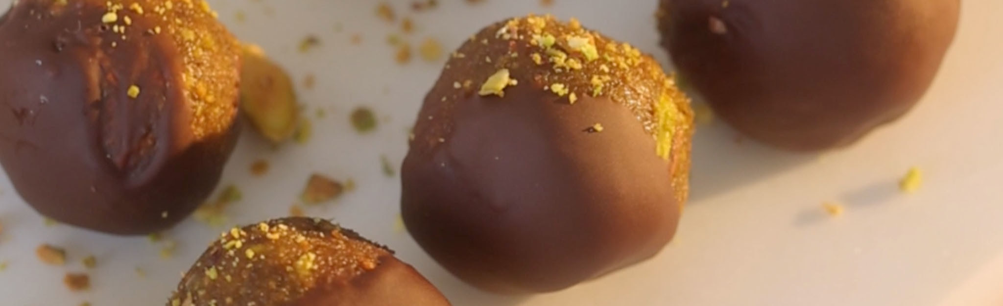 Cookies de Pistacho e Chocolate