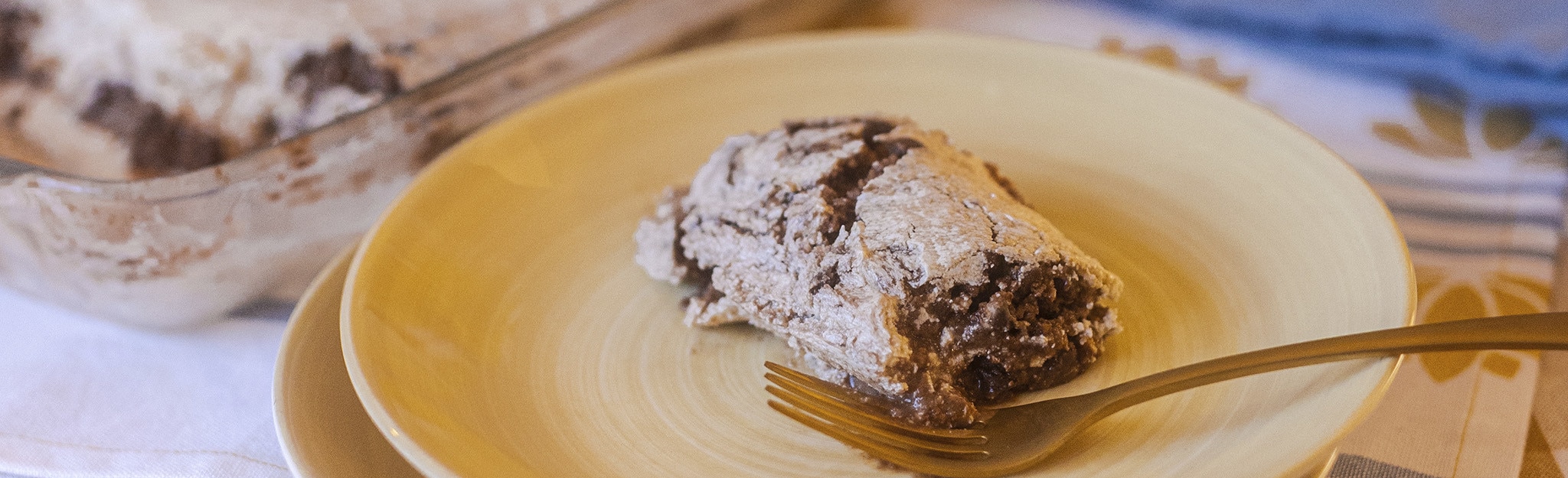 Doce de café e bolacha de chocolate