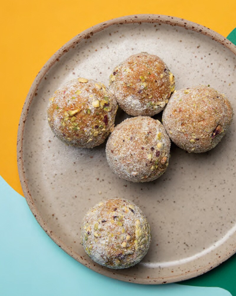 Energy balls de cenoura
