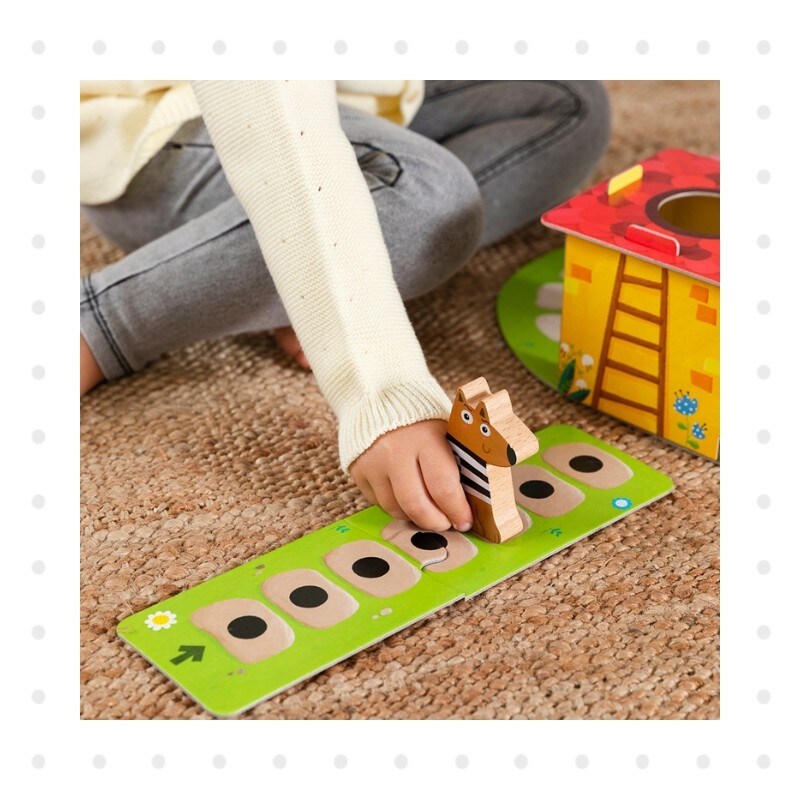 Juego de mesa Los cerditos Juguete de Madera Goula · Goula · El