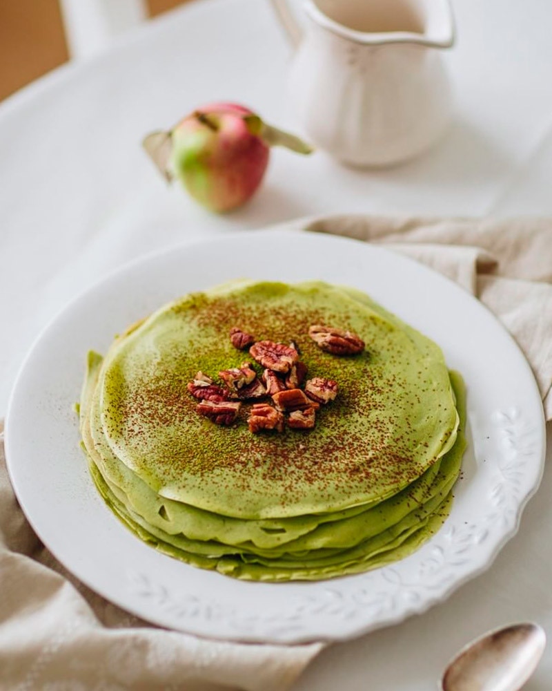 Crepes de Matcha