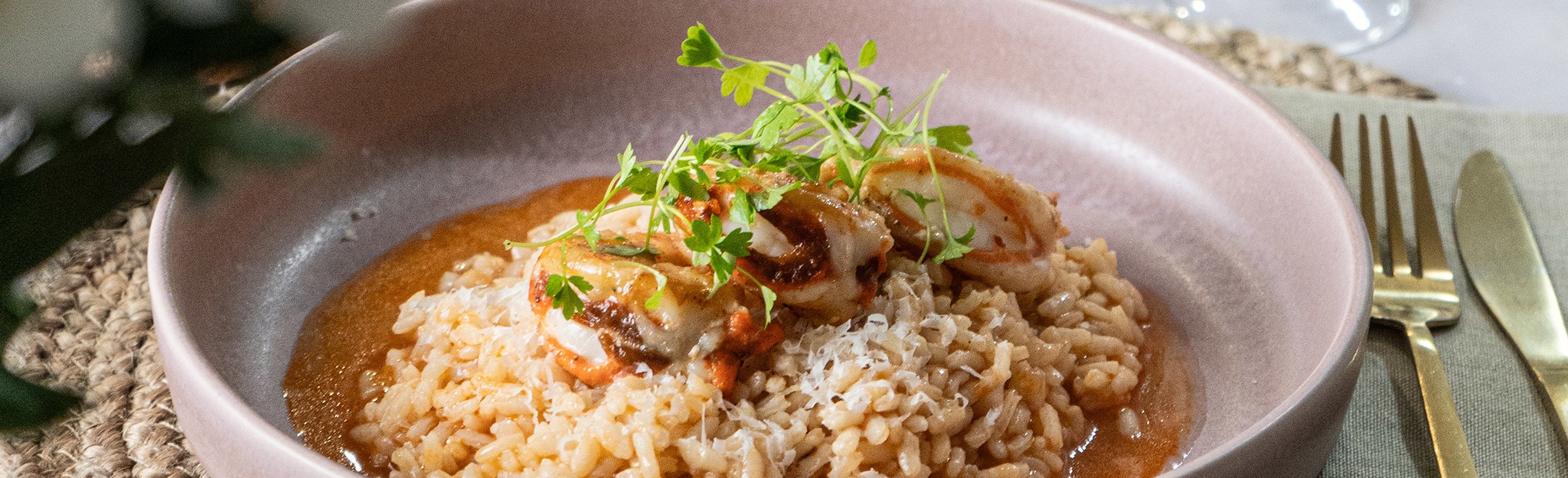 Risotto de Camarão