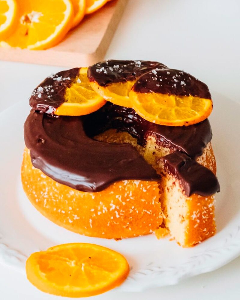 Bolo de Laranja e Chocolate