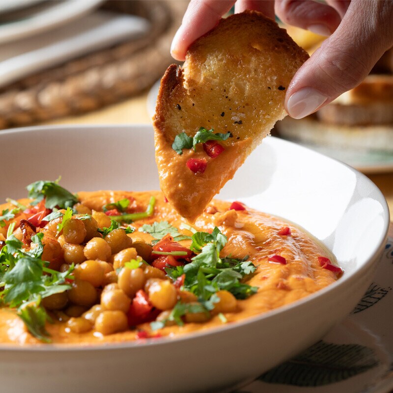 HUMMUS DE PIMENTO