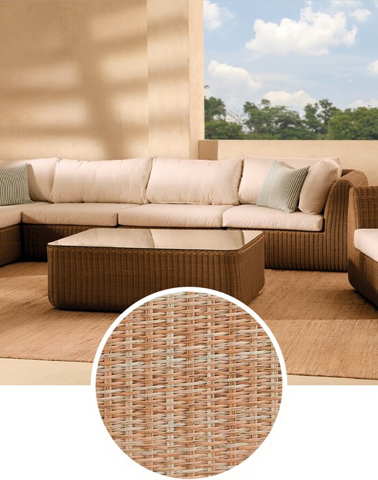 Materiales · RATÁN SINTÉTICO