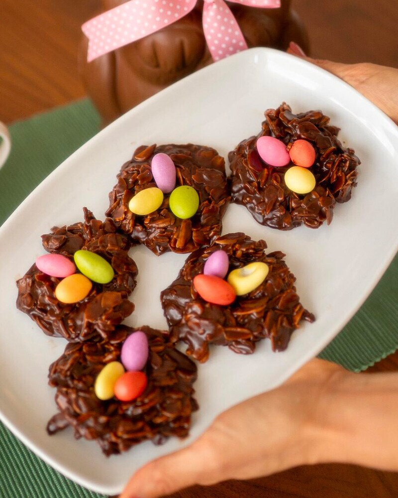 Ninho de Chocolate e Amêndoa