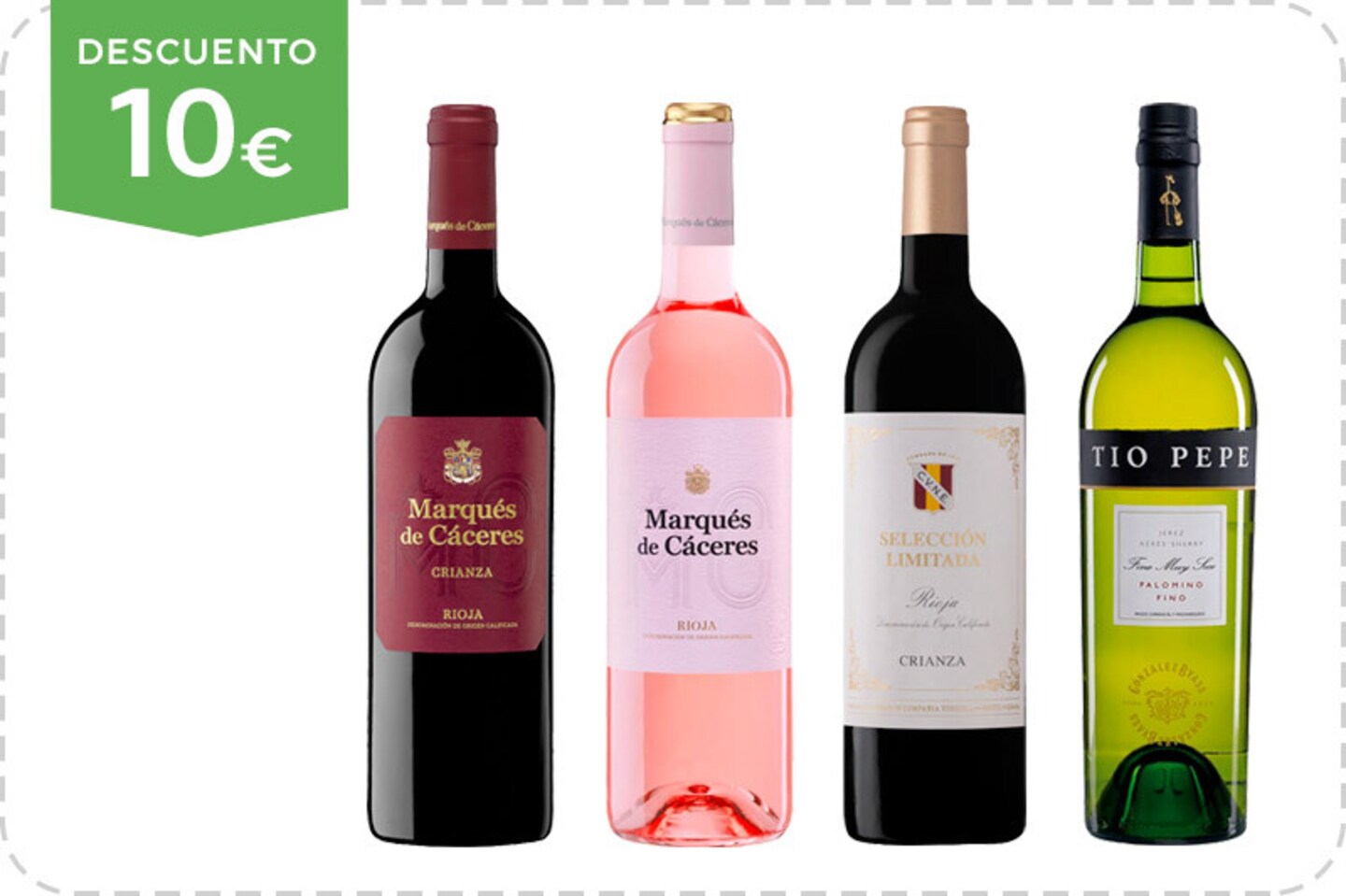 10€ gratis al comprar 60€ <strong>en vinos</strong>