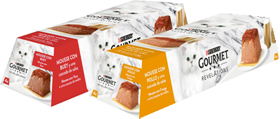 GOURMET REVELAT comida húmeda para gato distintas variedades y formatos