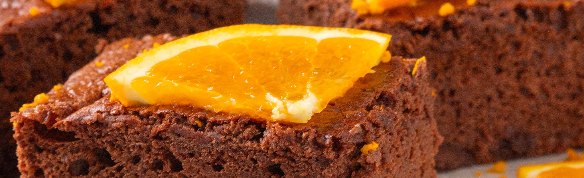 Brownie com Laranja
