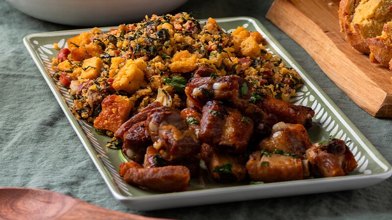Migas com Enchidos