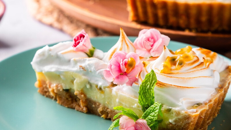 Tarte de Maracujá Merengada