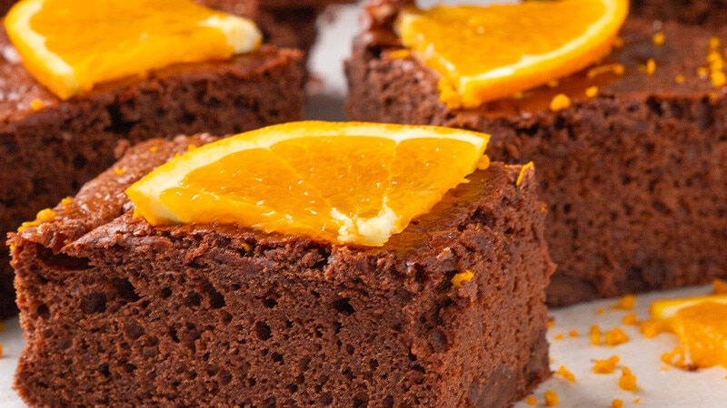 Brownie com Laranja