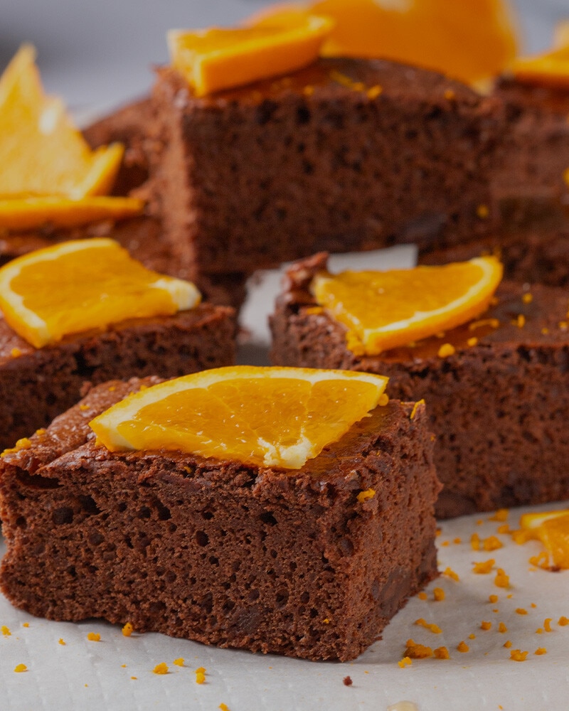 Brownie com Laranja