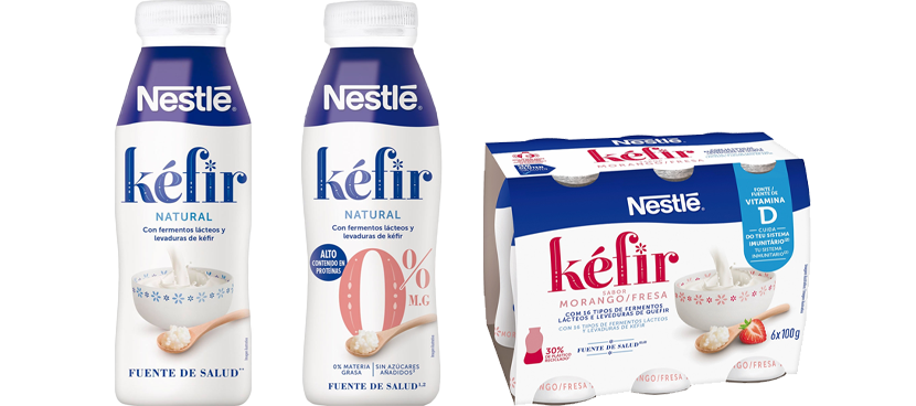NESTLE Kéfir distintas variedades y formatos