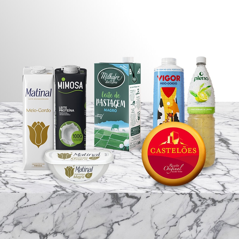 Exclusivo Online, Desconto 5€ com o código 5LACTEOS na compra de 25€ dos produtos assinalados, iguais ou combinados. Introduza o código 5LACTEOS na página de finalização do pedido - 25 de julho a 7 de agosto