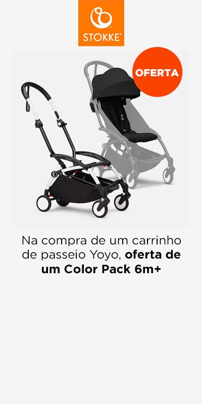 Na compra de um carrinho de passeio Yoyo, oferta de um Color Pack 6m+