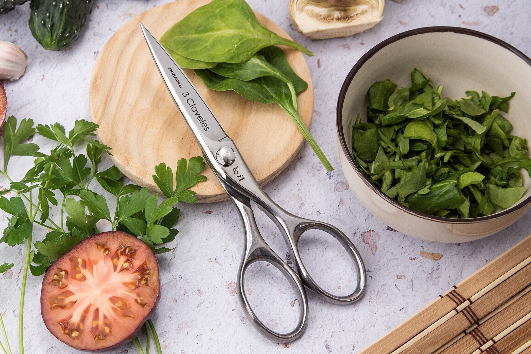 Tijeras de cocina 3 Claveles