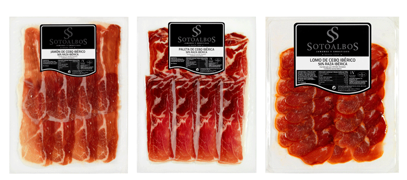 SOTOALBOS Loncheados de cebo ibéricos 50% raza ibérica envase 100g