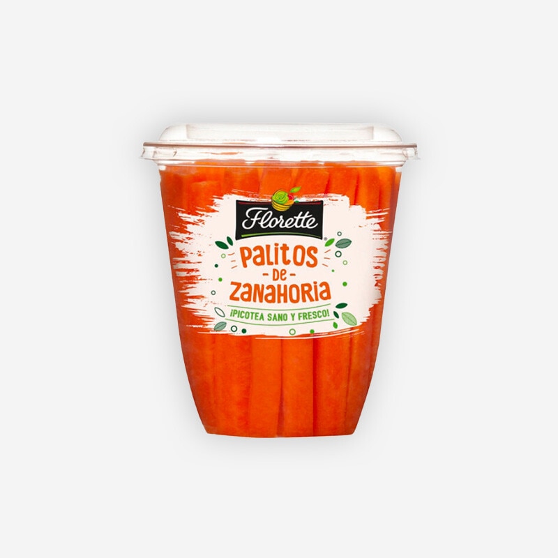 Cenoura Palitos embalagem 165 g