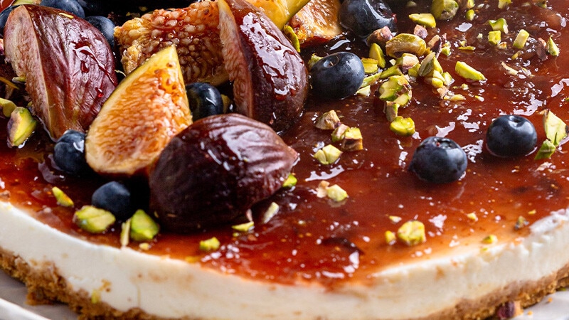 Cheesecake de Mel e Figos